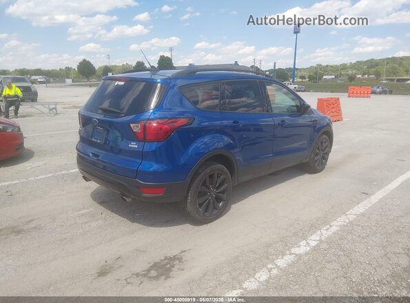 1FMCU0GDXKUB02052 2019 FORD ESCAPE Синий Задняя правая четверть