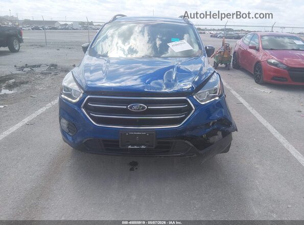 1FMCU0GDXKUB02052 2019 FORD ESCAPE Синий Вид спереди