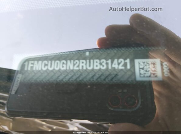 1FMCU0GN2RUB31421 2024 FORD ESCAPE Gray Widok komory silnika