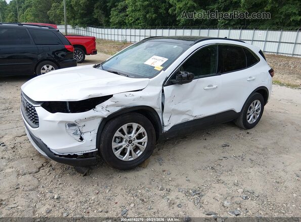 1FMCU0GN5PUB08423 2023 FORD ESCAPE White Առջևի ձախ երեք քառորդ տեսարան