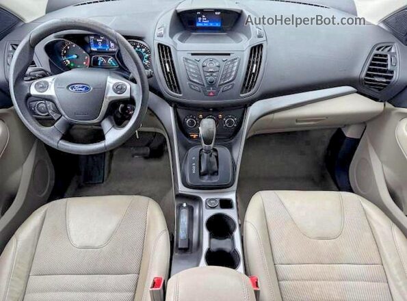 1FMCU0GX4GUC35892 2016 FORD ESCAPE Gray Dashboard view
