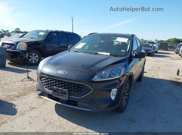 1FMCU0H62MUB05594 2021 FORD ESCAPE Black Передня ліва чверть