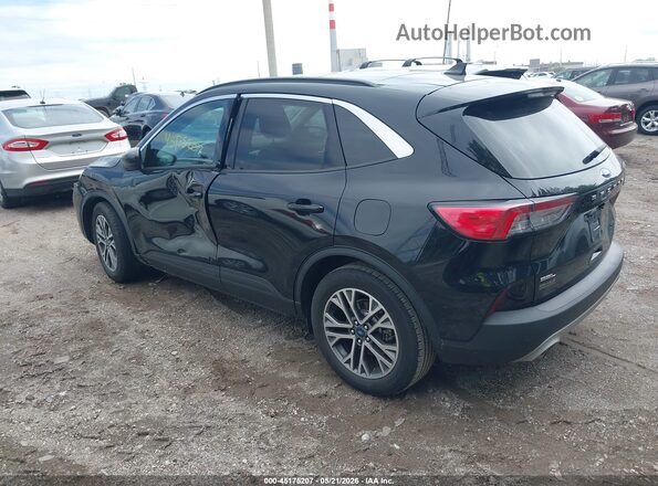 1FMCU0H65MUA28302 2021 FORD ESCAPE Black Задня ліва чверть