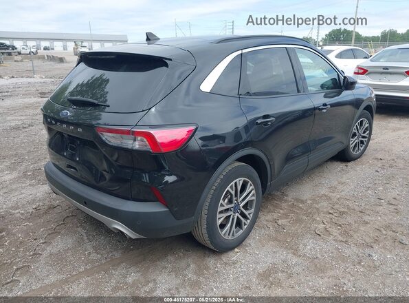 1FMCU0H65MUA28302 2021 FORD ESCAPE Black Задня права чверть