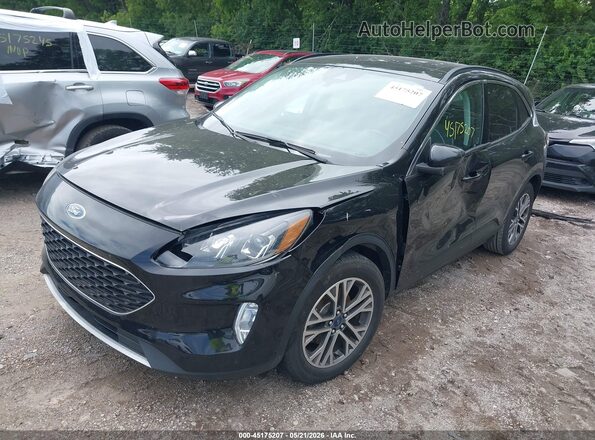1FMCU0H65MUA28302 2021 FORD ESCAPE Black Передня ліва чверть