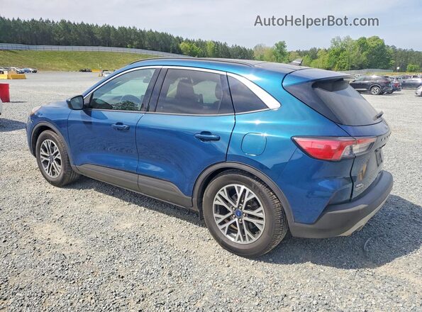 1FMCU0H67LUB22048 2020 FORD ESCAPE Синий Задняя левая четверть