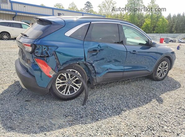 1FMCU0H67LUB22048 2020 FORD ESCAPE Синий Задняя правая четверть