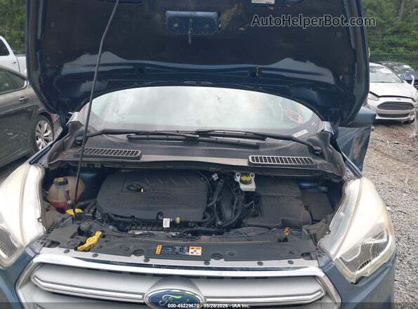 1FMCU0HD0JUB03580 2018 FORD ESCAPE Синий Вид сзади