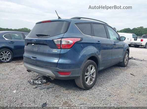 1FMCU0HD0JUB03580 2018 FORD ESCAPE Синий Задняя правая четверть