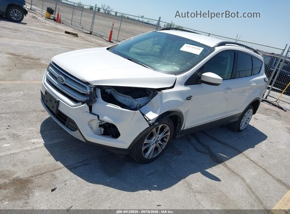 1FMCU0HD7JUD27946 2018 FORD ESCAPE White Front left