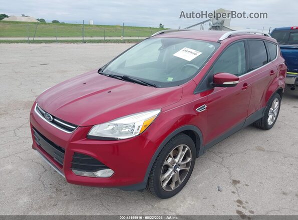 1FMCU0J96GUB89461 2016 FORD ESCAPE Red წინა მარცხენა ხედი სამი მეოთხედიდან