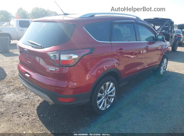 1FMCU0J96HUA63697 2017 FORD ESCAPE Red Tył prawy