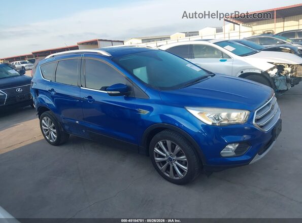1FMCU0J97HUA26349 2017 FORD ESCAPE Blue Widok wnętrza 360 stopni