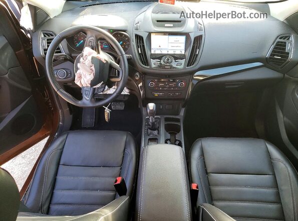 1FMCU0J99HUB01875 2017 FORD ESCAPE Orange Առջևի վահանակի տեսք