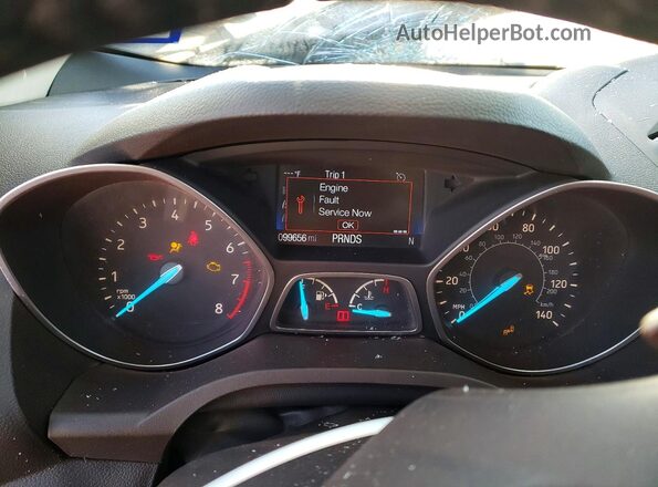 1FMCU0J99HUB01875 2017 FORD ESCAPE Orange Սարքավորումների վահանակի տեսք