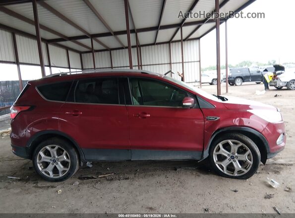 1FMCU0J99JUD54748 2018 FORD ESCAPE Red უკანა სალონის ხედი