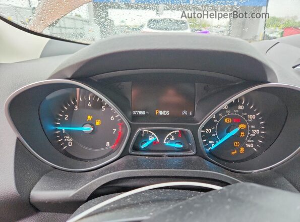 1FMCU0JD0HUE53554 2017 FORD ESCAPE Orange ხელსაწყოთა პანელის ხედი