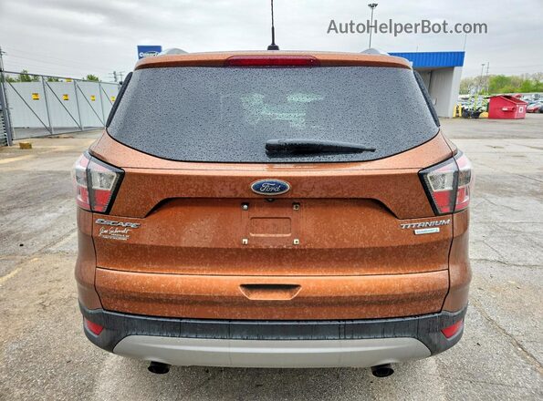 1FMCU0JD0HUE53554 2017 FORD ESCAPE Orange უკანა ხედი