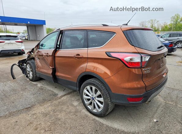 1FMCU0JD0HUE53554 2017 FORD ESCAPE Orange უკანა მარცხენა