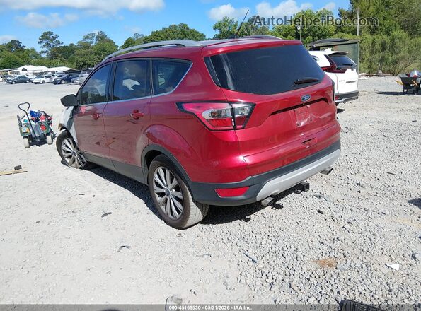 1FMCU0JD2HUB58004 2017 FORD ESCAPE Red Задня ліва чверть
