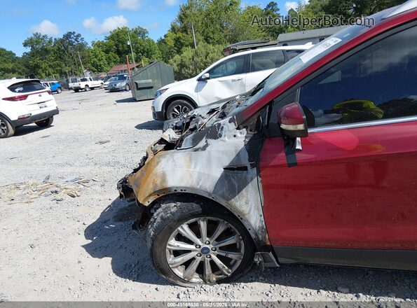 1FMCU0JD2HUB58004 2017 FORD ESCAPE Red Вид панелі приладів