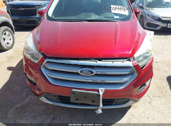 1FMCU0JD4HUB59896 2017 FORD ESCAPE Red წინა ხედი