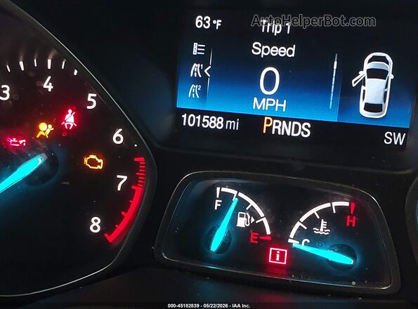 1FMCU0JD4HUD76316 2017 FORD ESCAPE Black 