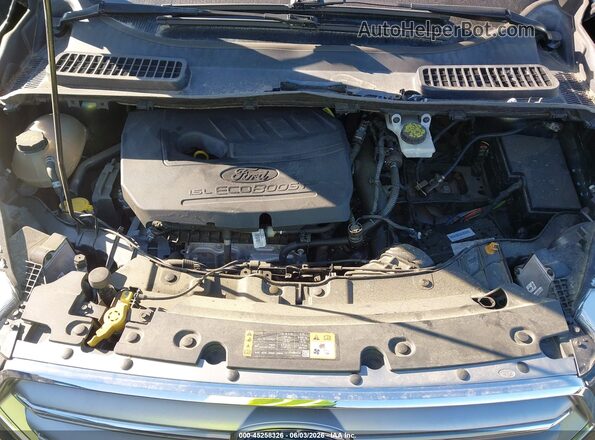 1FMCU0JD4HUE84886 2017 FORD ESCAPE Gray უკანა ხედი