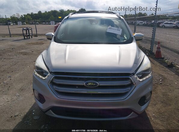 1FMCU0JD9HUB90240 2017 FORD ESCAPE Silver ხელსაწყოთა პანელის ხედი