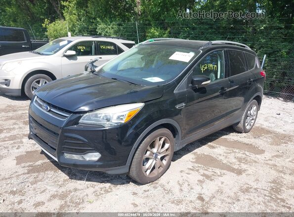 1FMCU0JX1GUB25830 2016 FORD ESCAPE Black წინა მარცხენა ხედი სამი მეოთხედიდან
