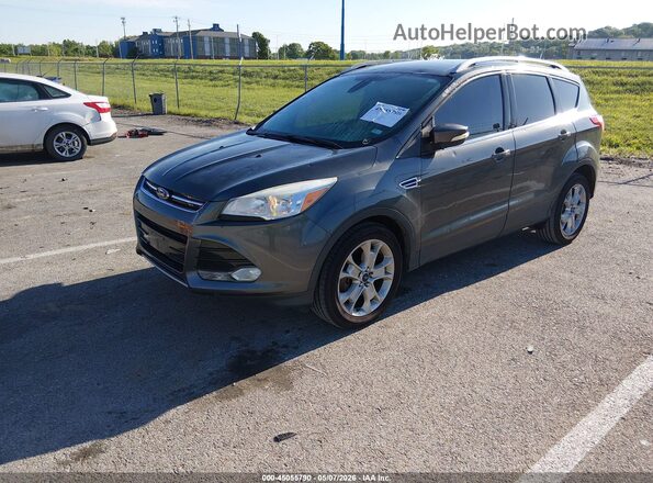 1FMCU0JX1GUB70802 2016 FORD ESCAPE Gray Vista tres cuartos delantera izquierda