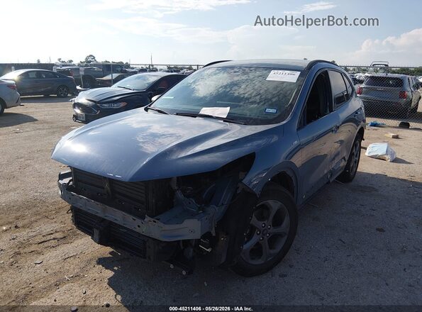1FMCU0MN0RUB19823 2024 FORD ESCAPE Синий Передняя левая четверть