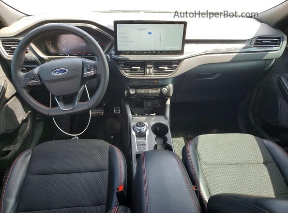 1FMCU0MN2PUB14197 2023 FORD ESCAPE Угольный Вид панели приборов