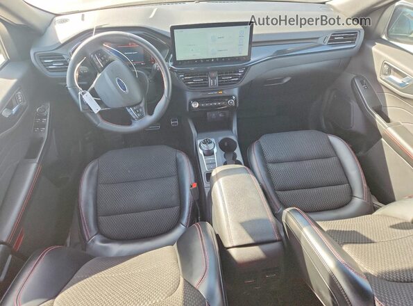 1FMCU0MN8PUA23225 2023 FORD ESCAPE Синий Вид панели приборов