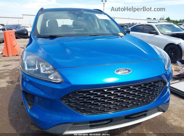 1FMCU9BZ2LUA51199 2020 FORD ESCAPE Blue Dashboard view
