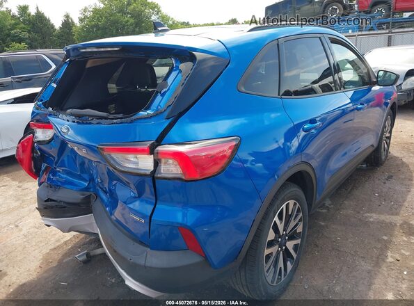 1FMCU9BZ2LUA51199 2020 FORD ESCAPE Blue Rear right