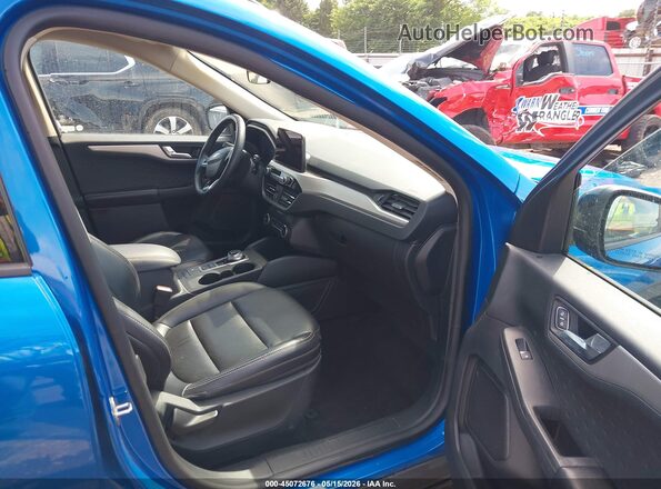 1FMCU9BZ2LUA51199 2020 FORD ESCAPE Blue Front interior view