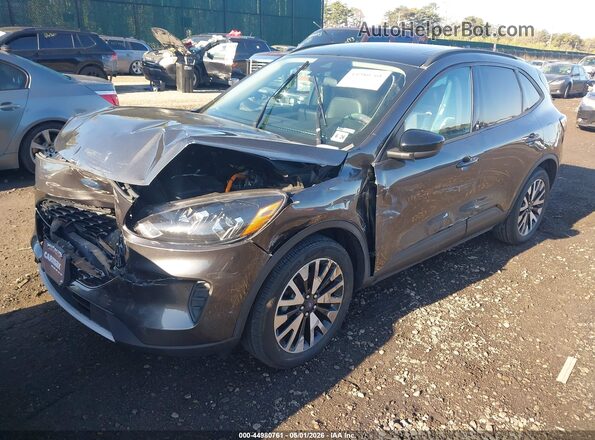 1FMCU9BZ2LUC14966 2020 FORD ESCAPE Gray Передня ліва чверть