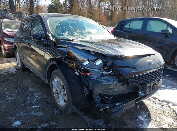 1FMCU9BZ2MUA02960 2021 FORD ESCAPE Black Front view