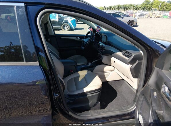 1FMCU9CZ3MUA40213 2021 FORD ESCAPE Dark Blue Front interior view