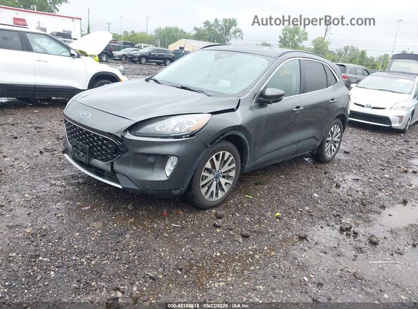 1FMCU9DZ8LUB12584 2020 FORD ESCAPE Серый Передняя левая четверть
