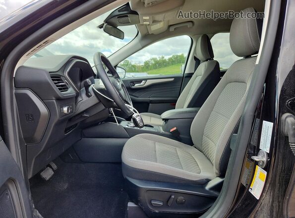 1FMCU9G6XMUA49717 2021 FORD ESCAPE Black Widok wnętrza z przodu