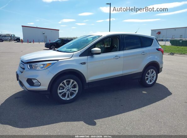 1FMCU9G91KUC08566 2019 FORD ESCAPE Silver Przód lewy