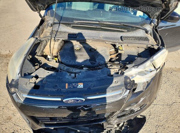 1FMCU9G96GUB48629 2016 FORD ESCAPE Black ძრავის განყოფილების ხედი