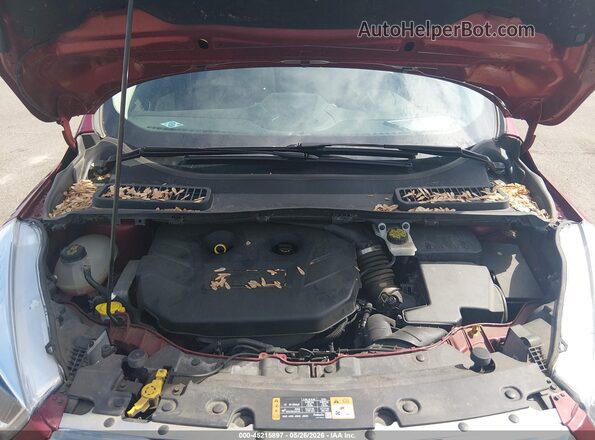1FMCU9G9XHUD68230 2017 FORD ESCAPE Red უკანა ხედი