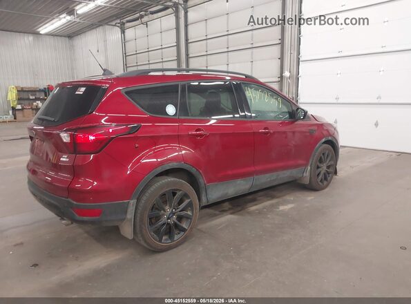 1FMCU9GD0KUC04464 2019 FORD ESCAPE Maroon Задня права чверть