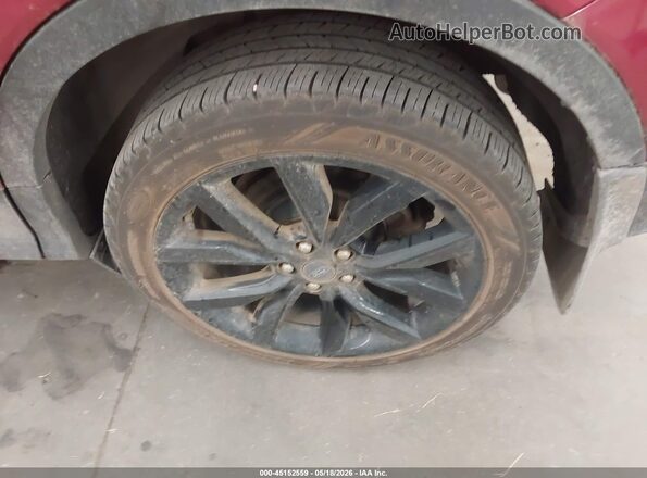 1FMCU9GD0KUC04464 2019 FORD ESCAPE Maroon Вид щитка приладів