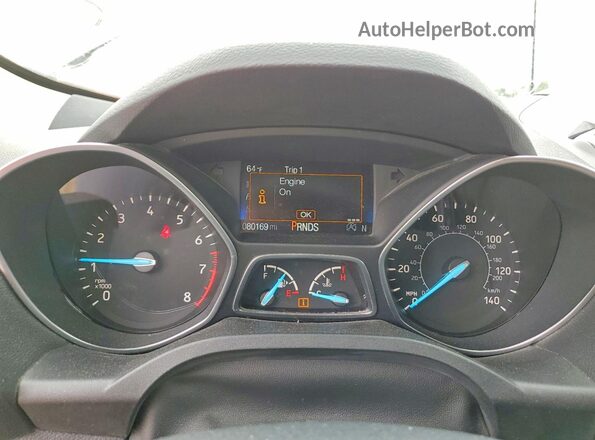 1FMCU9GD1HUD06378 2017 FORD ESCAPE Серый 