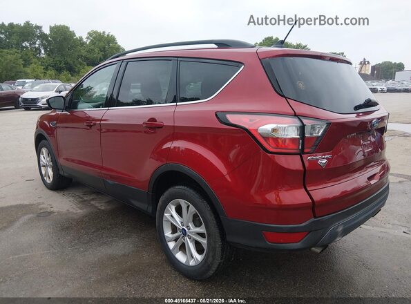 1FMCU9GD1JUB01536 2018 FORD ESCAPE Red Rear left