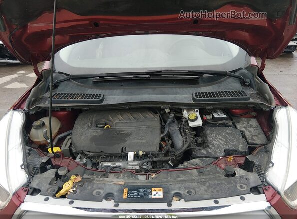 1FMCU9GD1JUB01536 2018 FORD ESCAPE Red Rear view